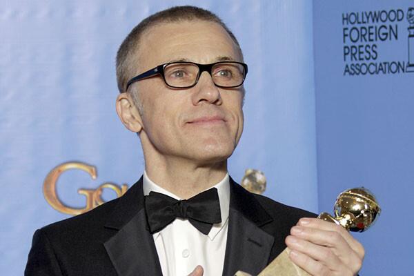 Christoph Waltz, winner for supporting actor in a drama ('Django Unchained')