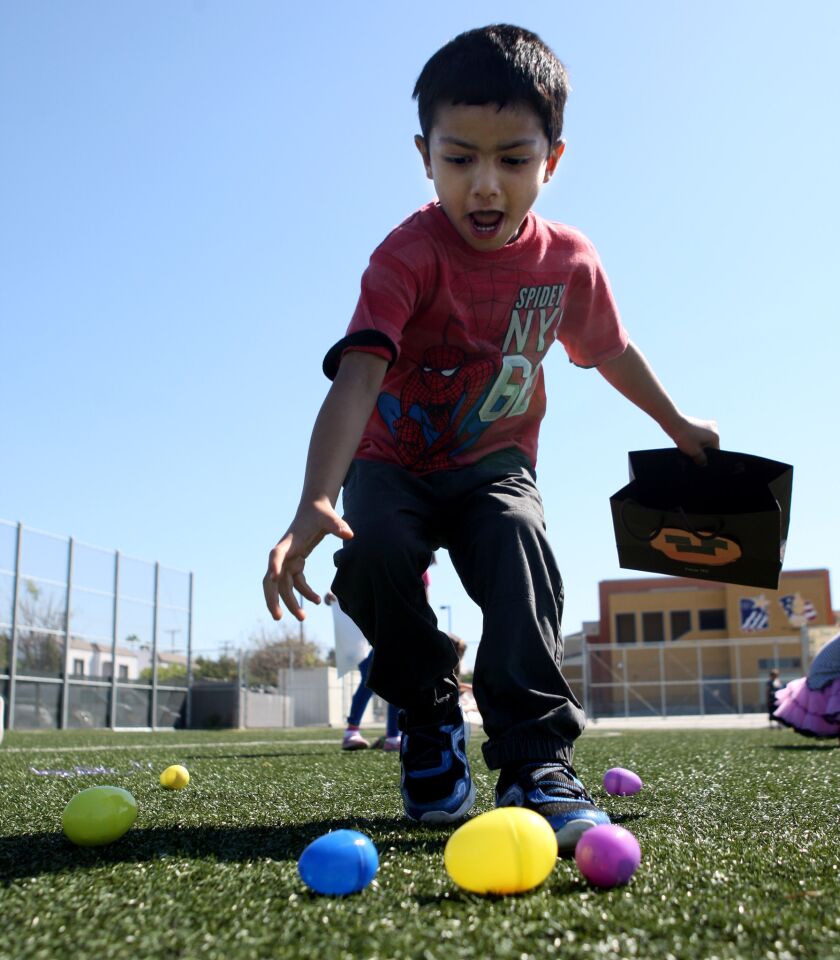 Photo Gallery: Easter egg hunt at Glendale's Pacific Community Center