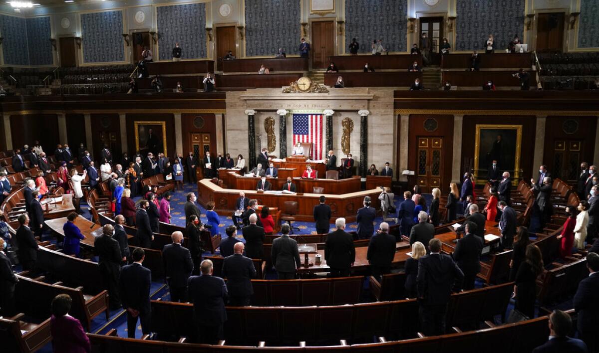 La presidenta de la Cámara de Representantes, Nancy Pelosi