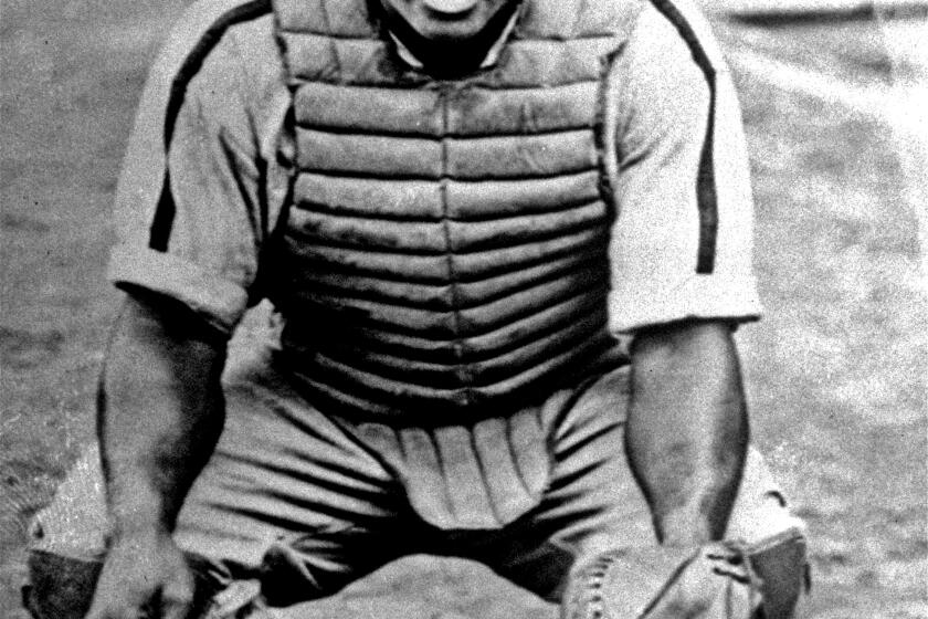 **FILE**An undated file photo of Josh Gibson, considered one of the best catchers in baseball history, who was named to the Baseball Hall of Fame in 1972. Gibson never had chance to play in the majors. Gibson and two other of baseball’s all-time legends --Jackie Robinson, and Henry Aaron -- will be honored on May 31,2007, when the Atlanta Symphony Orchestra conducted by Music Director Robert Spano perform the Atlanta premiere of " Pastime, "composed by Richard Danielpour. (AP Photo/File)