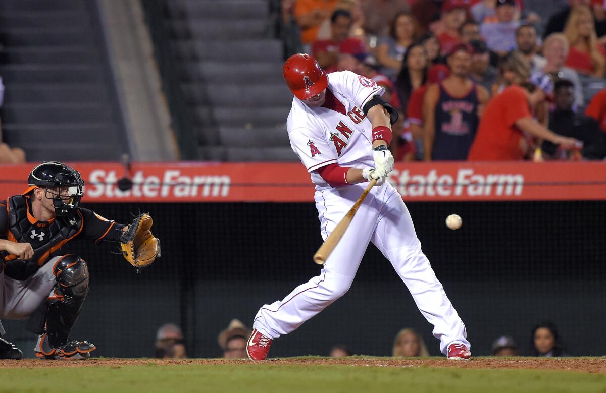 Angels acquire C.J. Cron, Randal Grichuk in trade with Colorado for 2 minor  leaguers