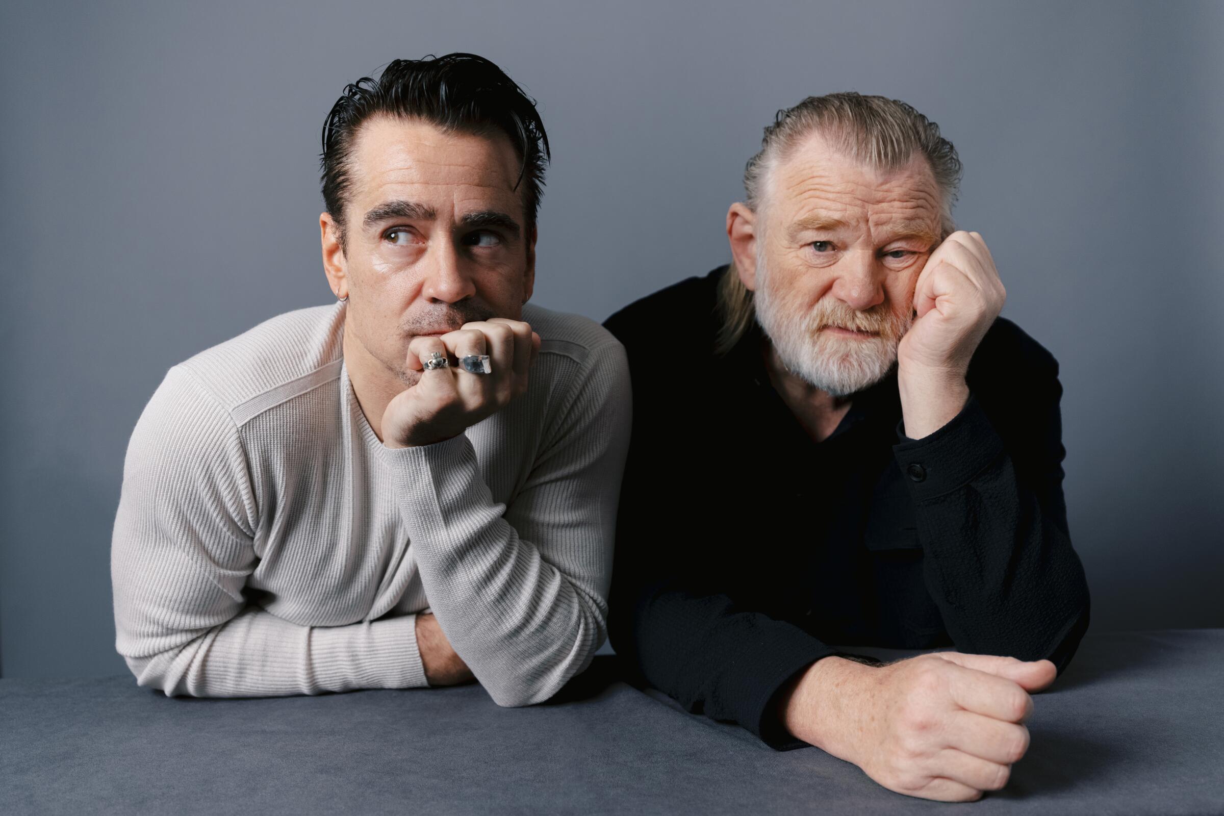 Colin Farrell, Brendan Gleeson debate that 'Banshees' ending - Los Angeles Times