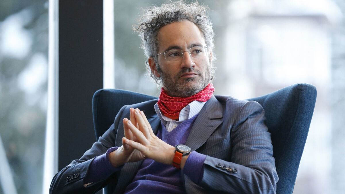 Alex Karp is chief executive of Palantir, a company co-founded by billionaire Peter Thiel that counts the CIA among its early investors.