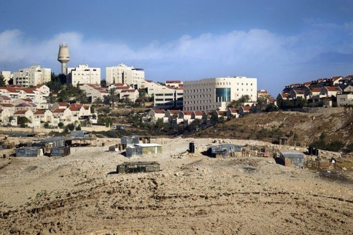 Israel intends to carry out extensive building in this area known as E-1 between Ma'ale Adumim and Jerusalem.