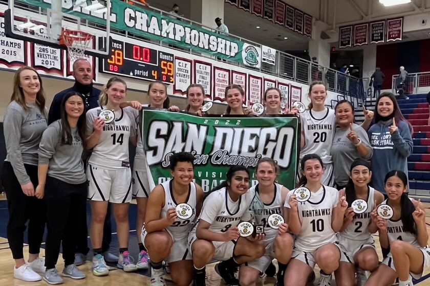 The Del Norte girls basketball team claimed the San Diego Section Division I championship. 