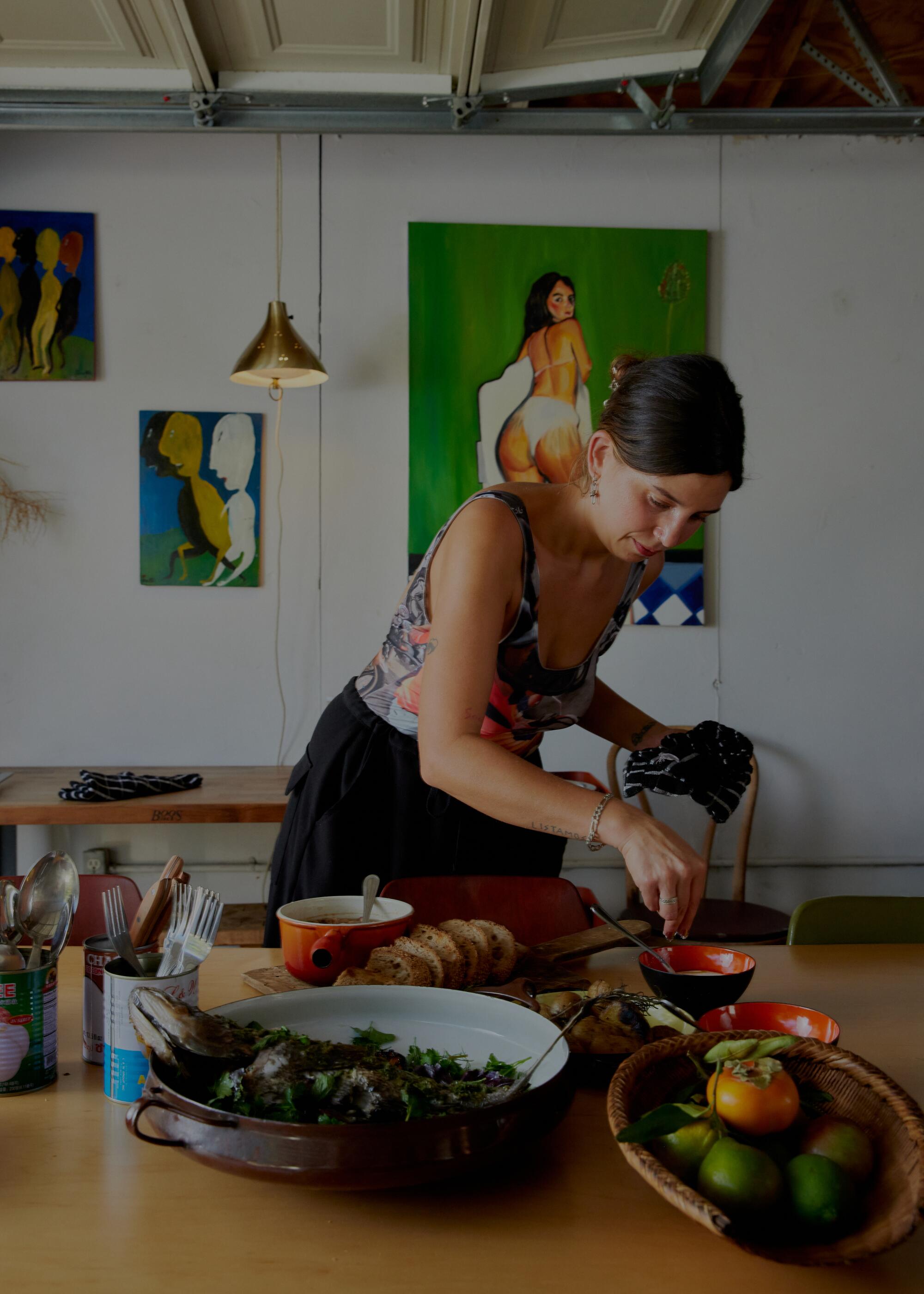 The full spread, just before Subero Pittol adds in the final spices and herbs.