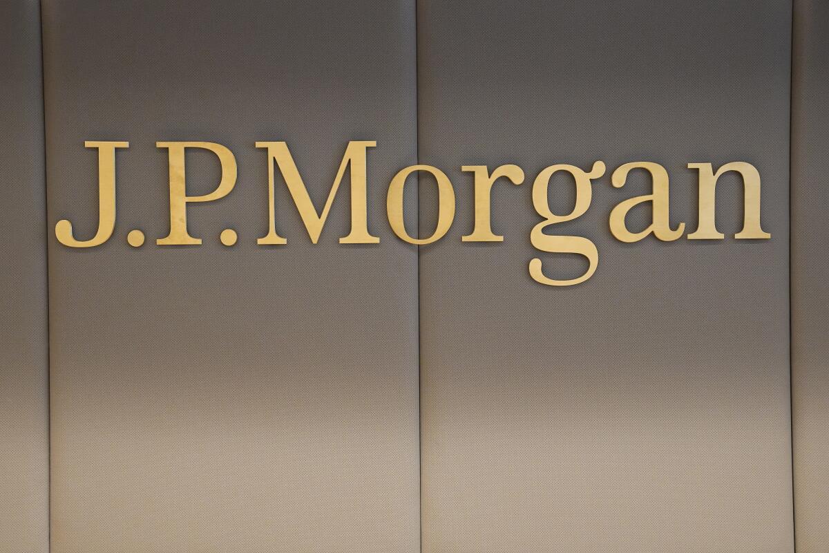 Logo of JPMorgan bank