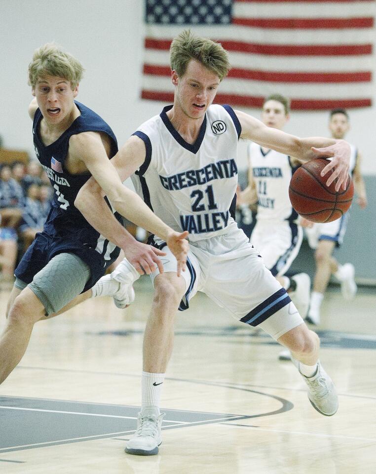 Photo Gallery: Crescenta Valley vs. Bakersfield in CIF State Division III Southern California Regionals boys' basketball