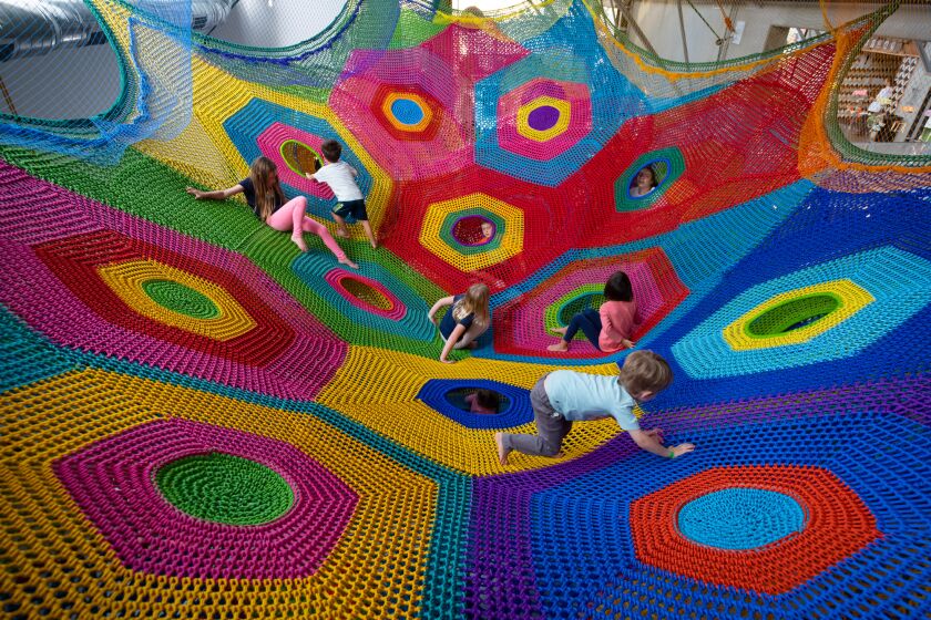 Learn about Toshiko Horiuchi MacAdam’s inspiration for Whammock! at The New Children's Museum's latest installation during Museum Month.