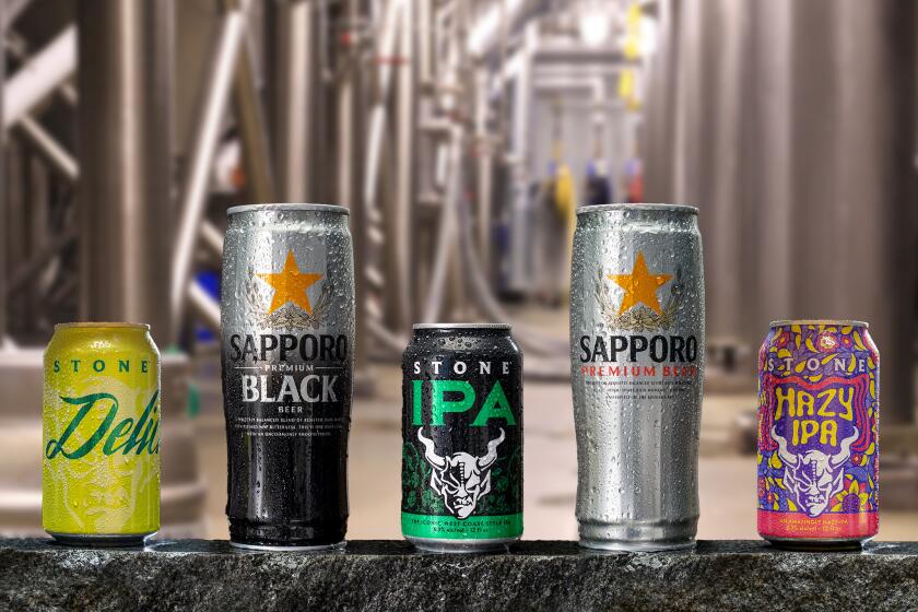 A selection of Sapporo U.S.A.'s beers since it acquired Escondido-based Stone Brewing in 2022.