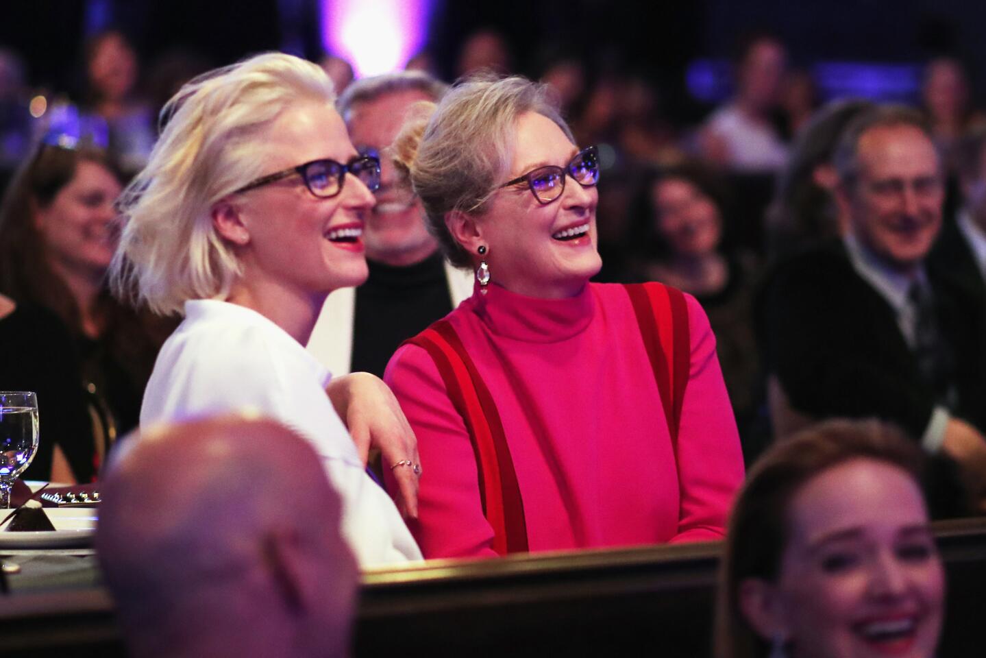 Mamie Gummer and her mother, honoree Meryl Streep, attend the 19th Costume Designers Guild Awards.