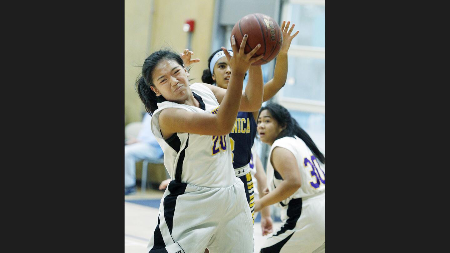 Photo Gallery: St. Monica Academy vs. Holy Family nonleague girls' basketball