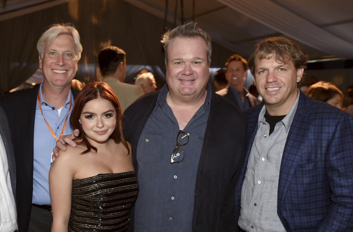 Dodgers co-owner Todd Boehly, far right, attends the Los Angeles Dodgers Foundation Blue Diamond Gala in 2017.