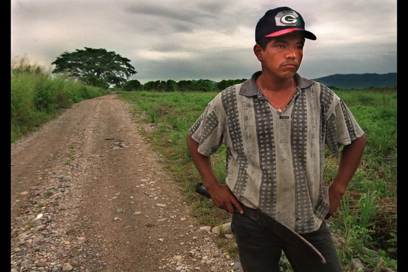 Near this spot in Las Anonas, Mexico, Sirenio Gomez Fuentes was startled to see Enrique, bleeding and nearly naked, stumbling toward him.