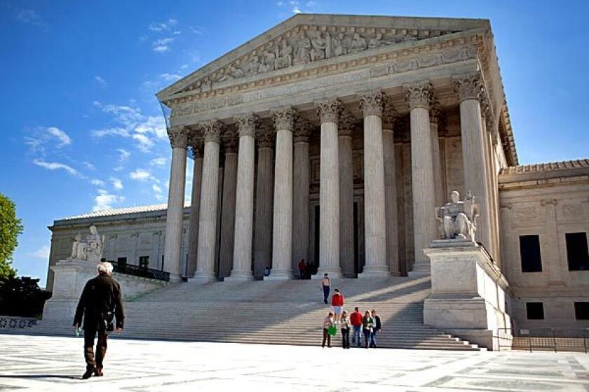 The U.S. Supreme Court in Washington. Justice John Paul Stevens, the court's oldest member and leader of its liberal bloc, announced his retirement Friday. He will step down this summer. See full story