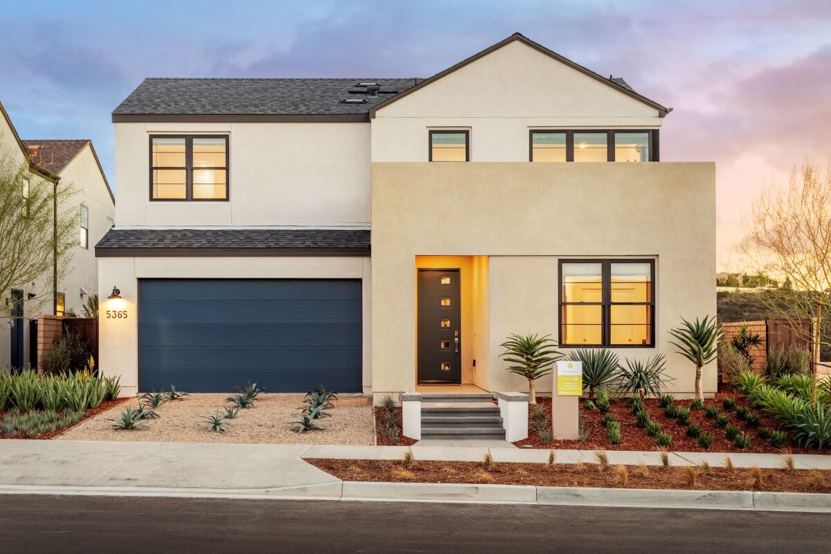 Pardee Homes' new development in Pacific Highlands Ranch will match the architecture of the Sendero neighborhood.