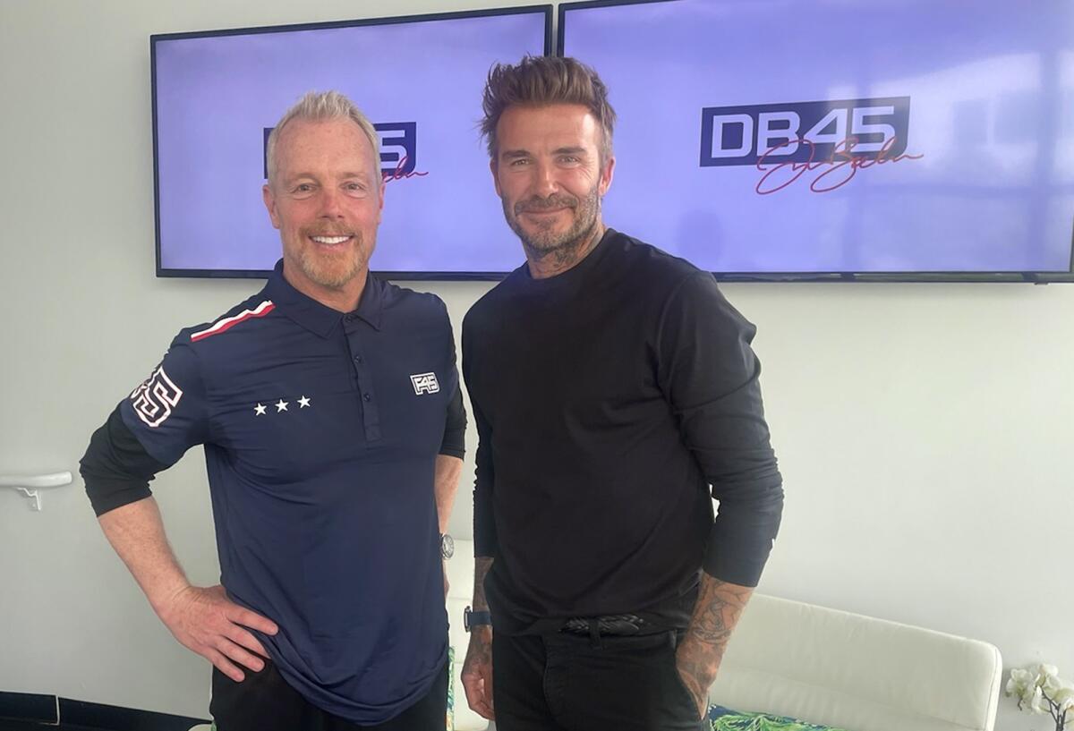 David Beckham Launches Soccer-Inspired Workout DB45