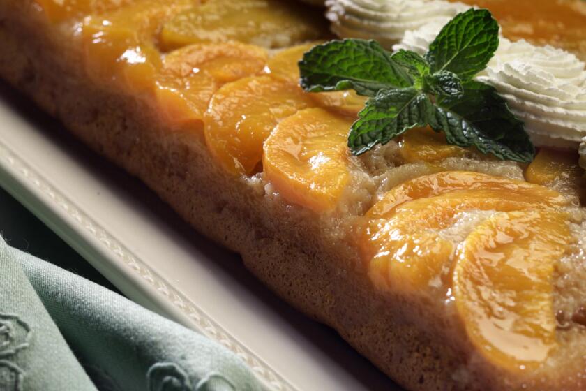 023193.FO.0118.food2.AR Time Past: Peach upside down cake.