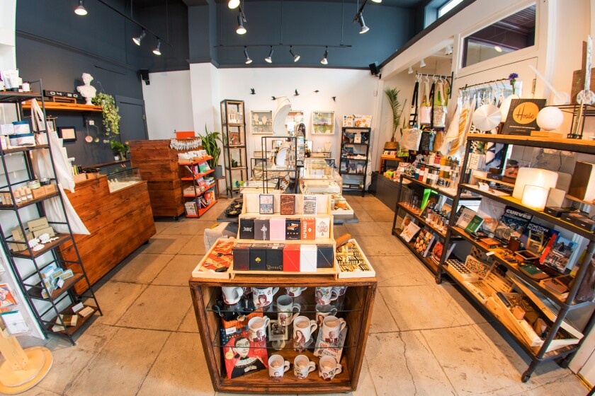 Homage gift shop in Pasadena.