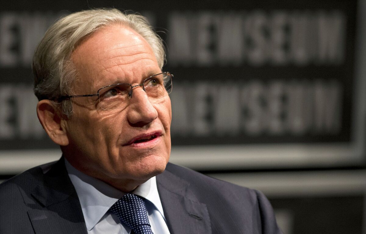 Author Bob Woodward ("Rage") will appear on "60 Minutes." 