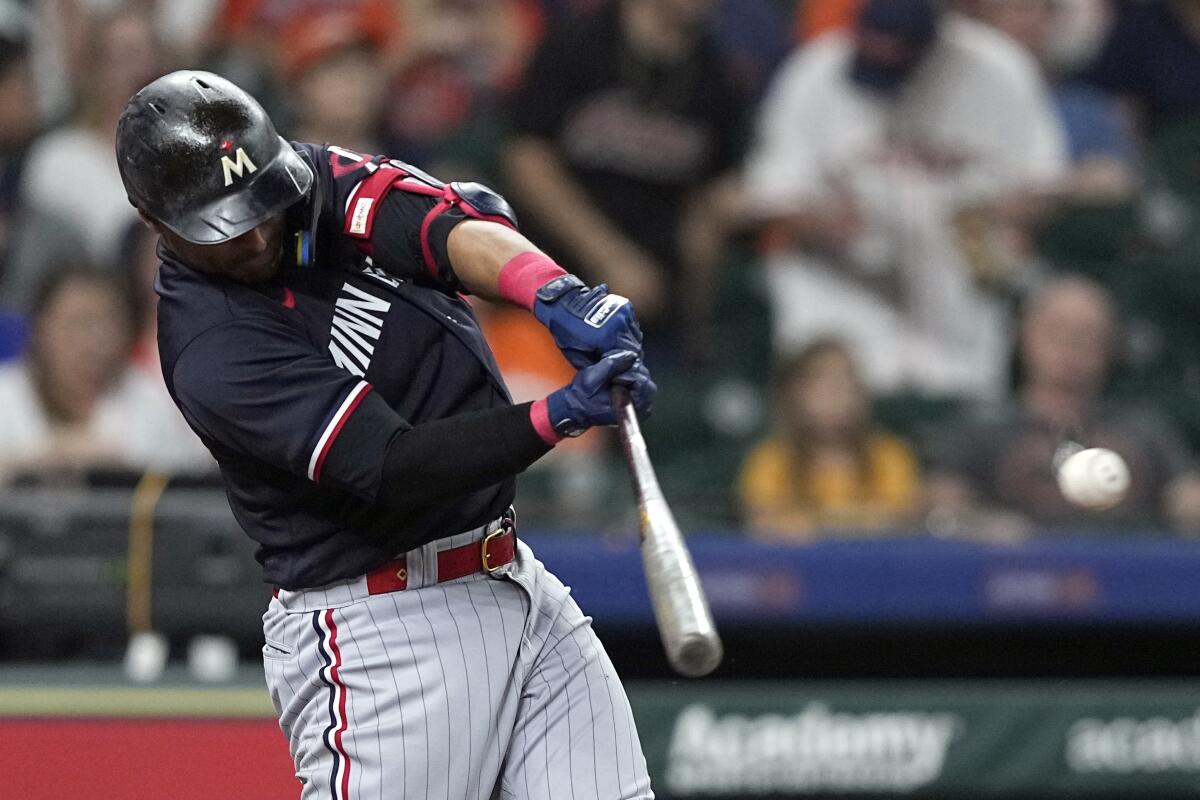 Rookie Louie Varland throws 7 scoreless innings, Twins rout Astros 8-2 -  CBS Minnesota