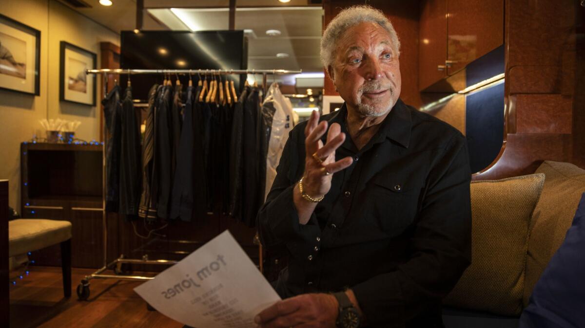 Tom Jones discusses his set list ahead of his performance Sunday at Stagecoach.