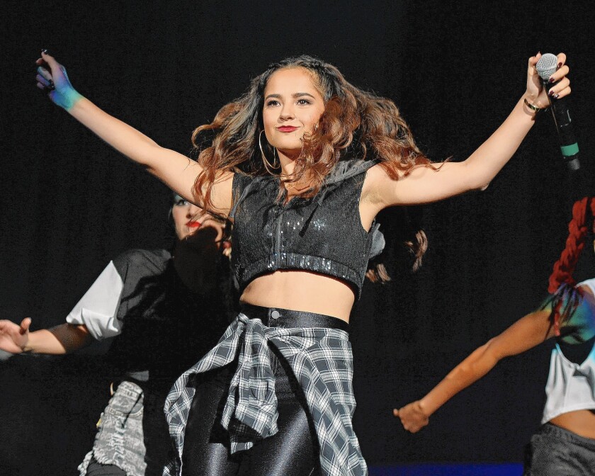 Becky G performs at American Airlines Arena on Sept. 14, 2014, in Miami.