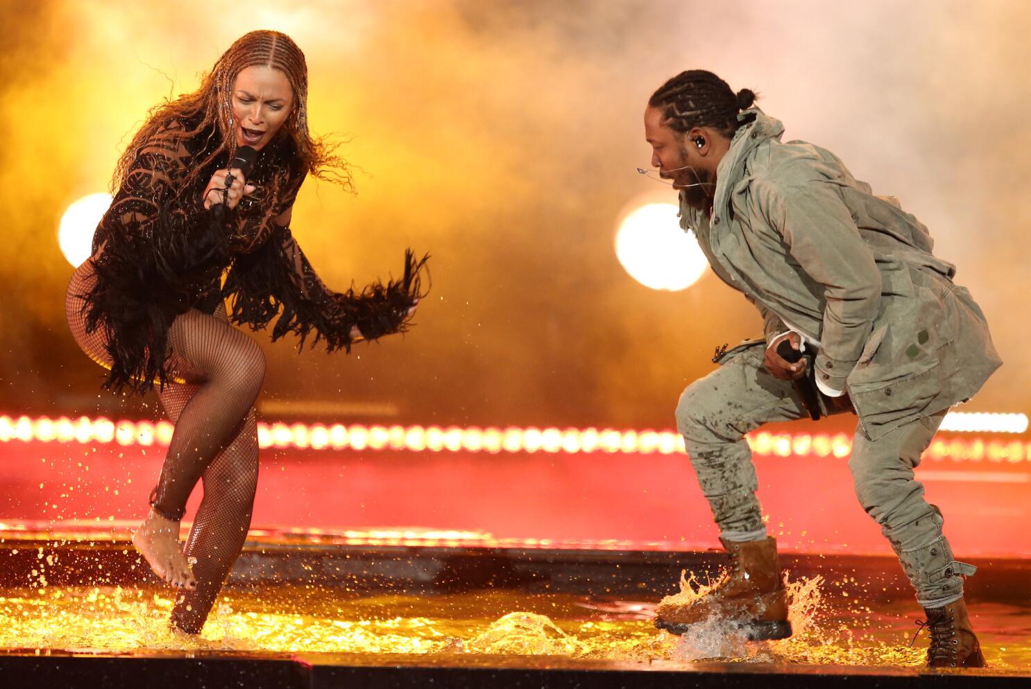 Beyoncé and Kendrick Lamar open the BET Awards with a rebellious