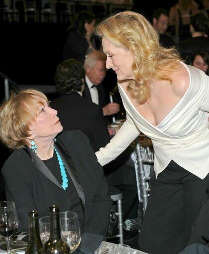 Shirley MacLaine and Meryl Streep