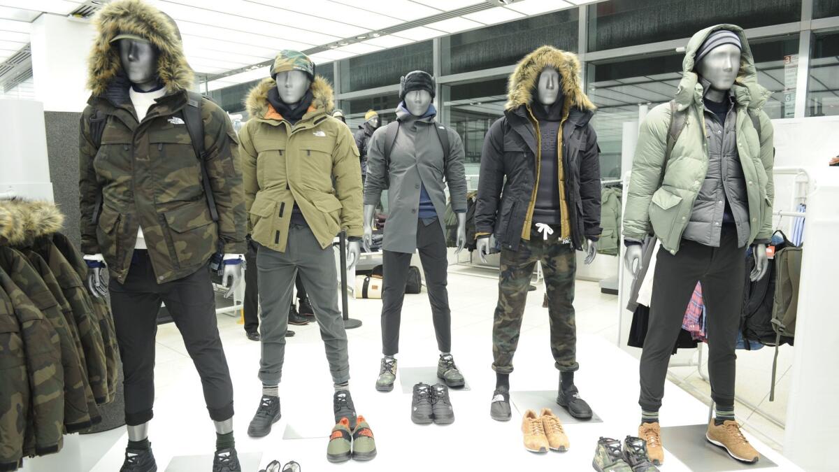 The North Face Moon Parka event at the North Face flagship store on Nov. 29 in New York City.