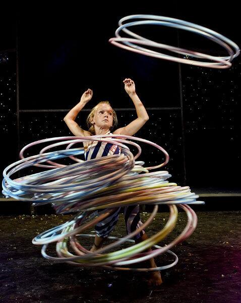 World's most hula hoops at one time