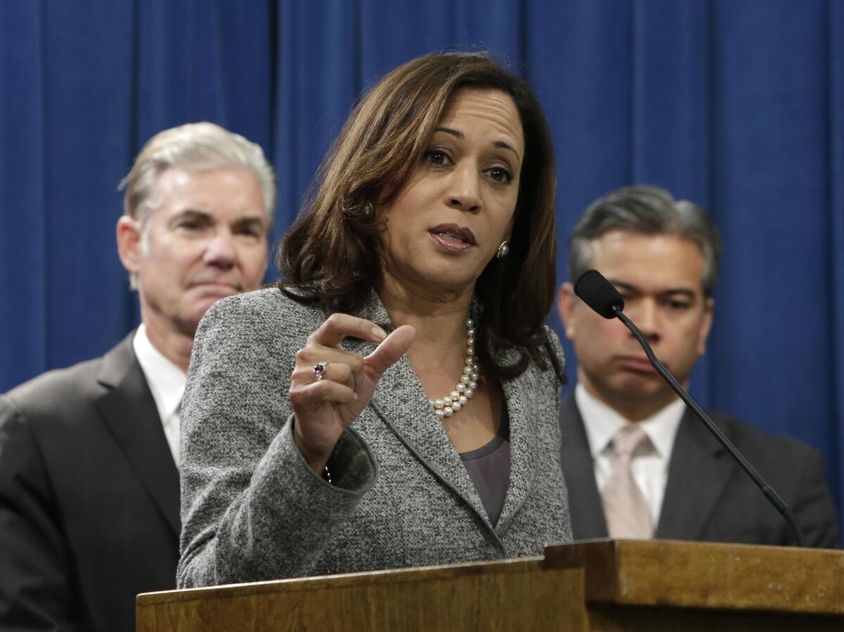 Attorney General Kamala Harris.