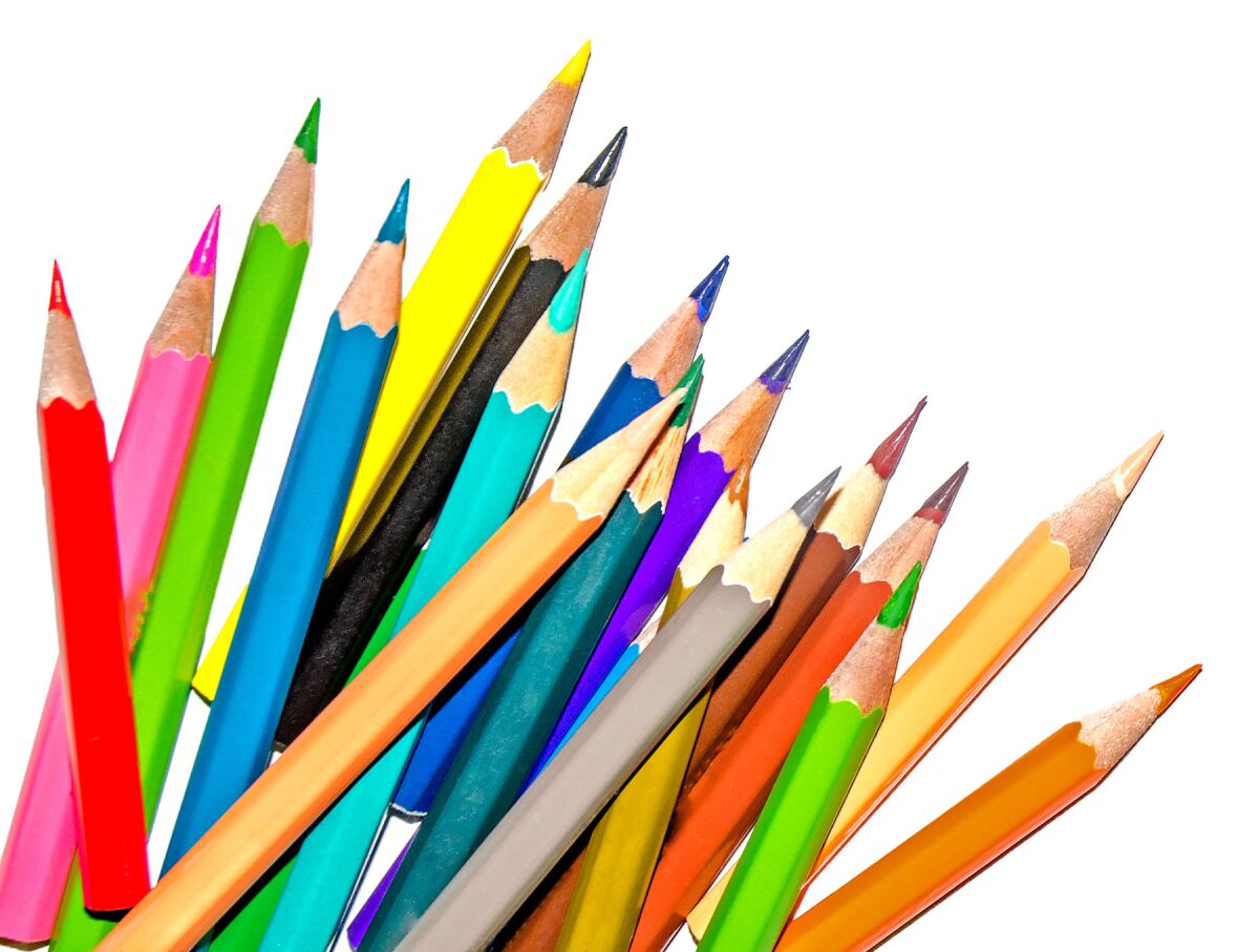 colored pencils