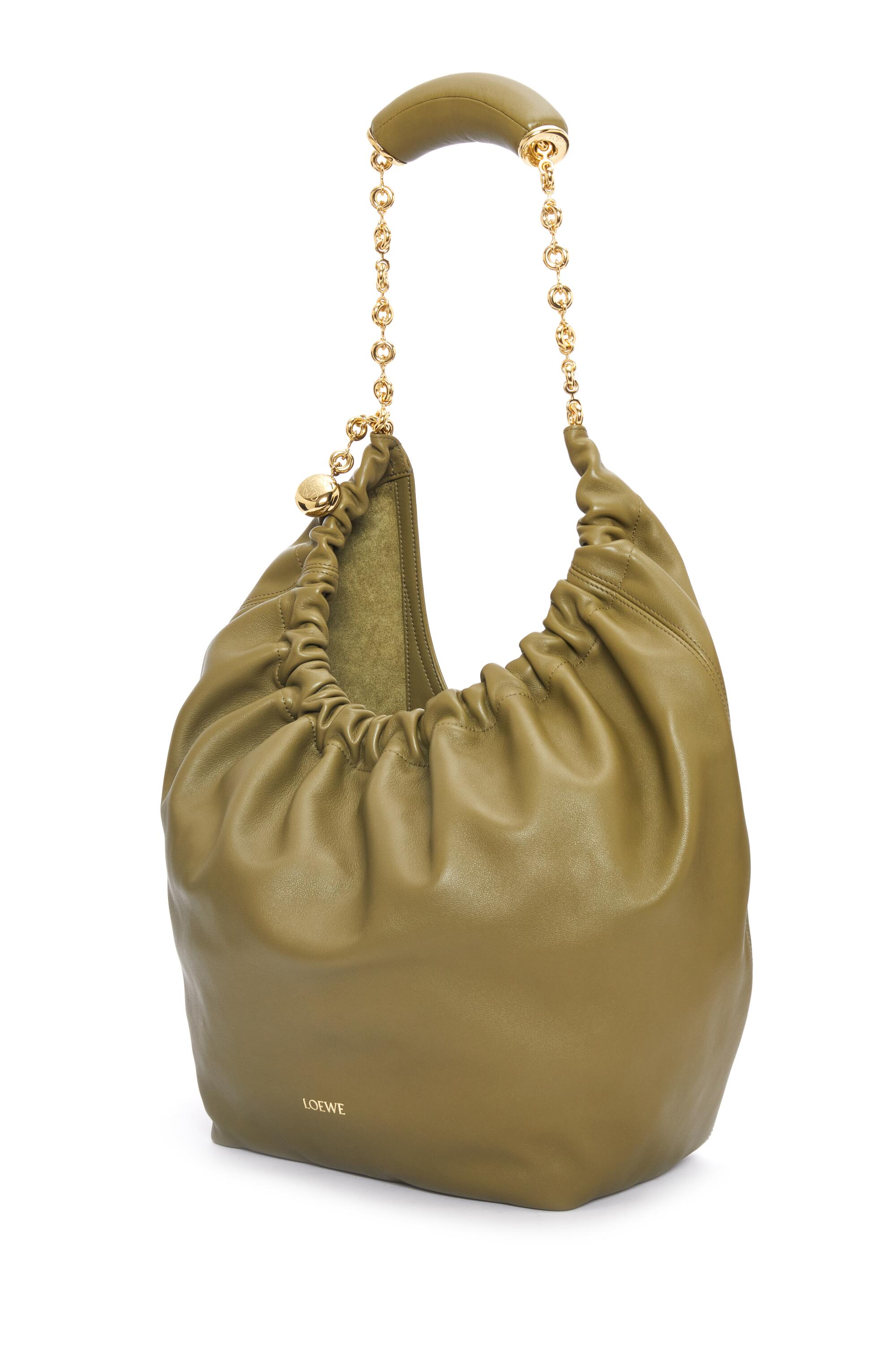 Loewe Squeeze Bag, $3,950 for small, $4,550 for medium Loewe just does ruche right. Offered in four sophisticated colors