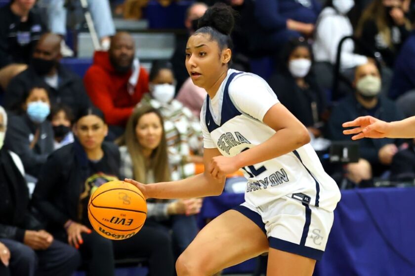 Juju Watkins of Sierra Canyon scored 37 points and had 23 rebounds in win over Windward.