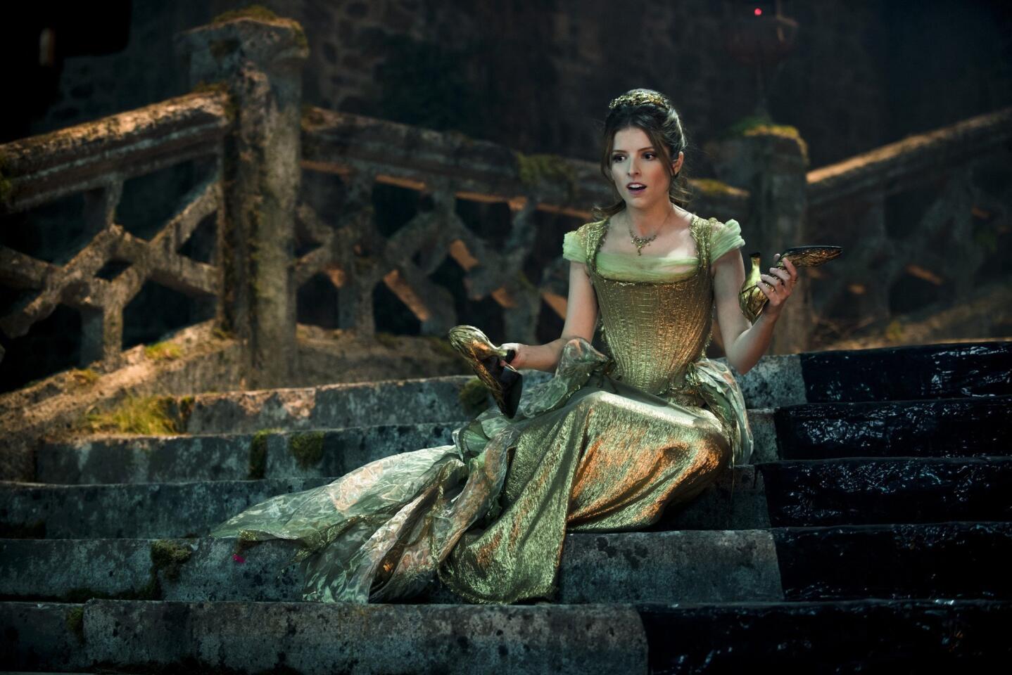 Anna Kendrick as Cinderella in "Into the Woods." Costume design by Colleen Atwood.