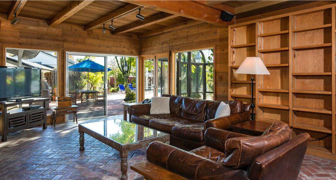 Built in the 1950s, the ranch sits on a third of an acre outside Riviera Country Club.