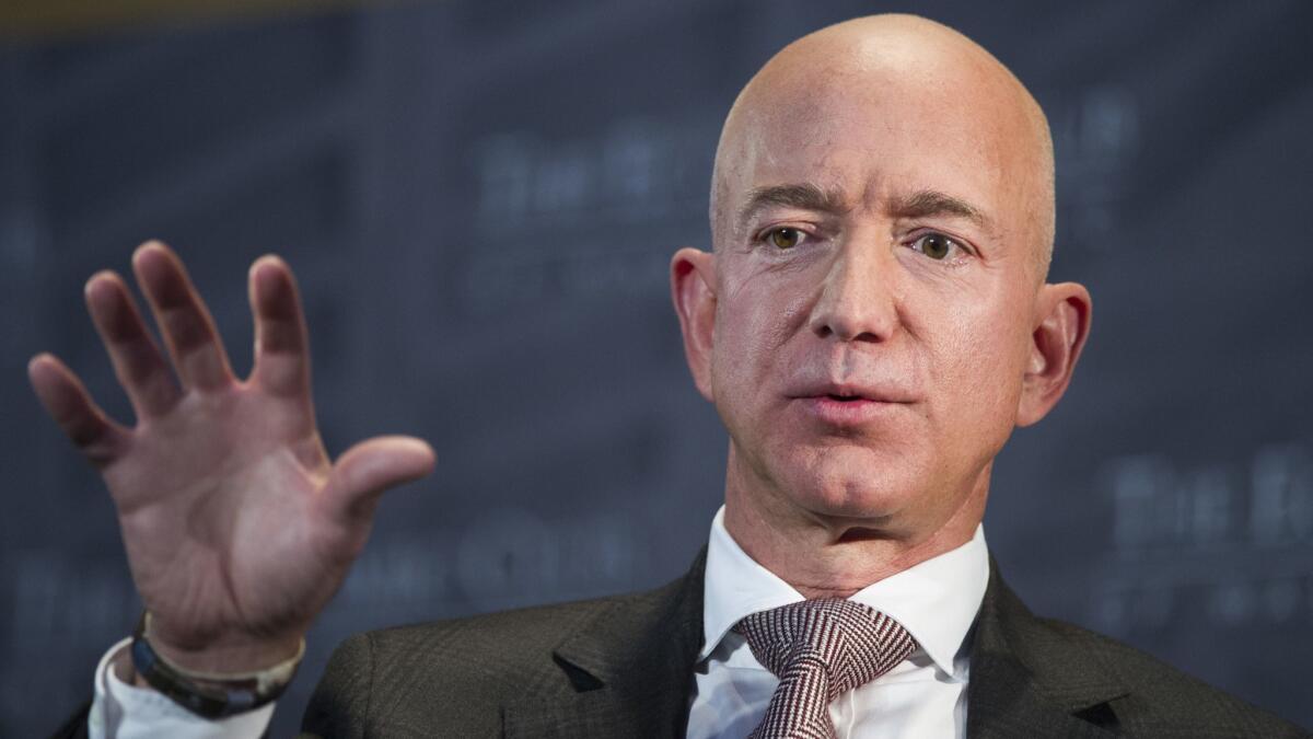 In a missive published online Thursday, Amazon founder Jeff Bezos accused the National Enquirer of trying to blackmail him.