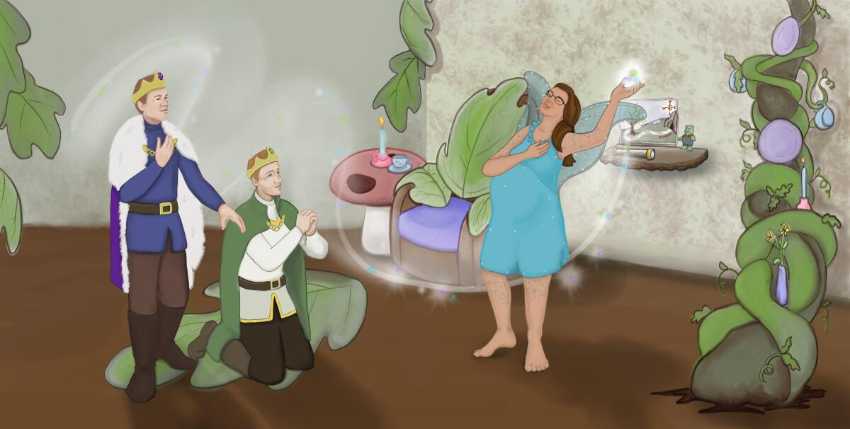 One of the “Love Without Wings” book illustrations by Veronica Stanley Hooper