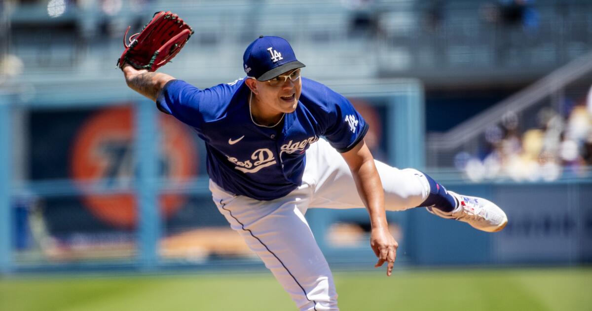 Hernández: Dodgers pitcher Julio Urías is calmer and more