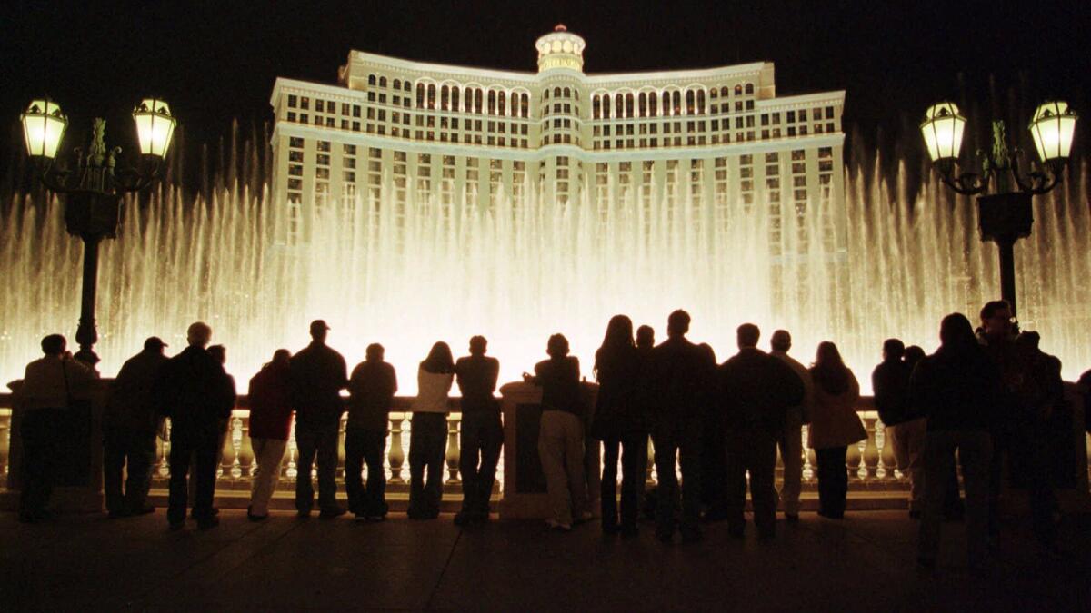 The Bellagio Hotel and Casino in Las Vegas.