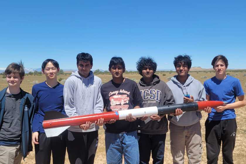 Members of the Proxima Rocketry Club headed to the American Rocketry Challenge finals.