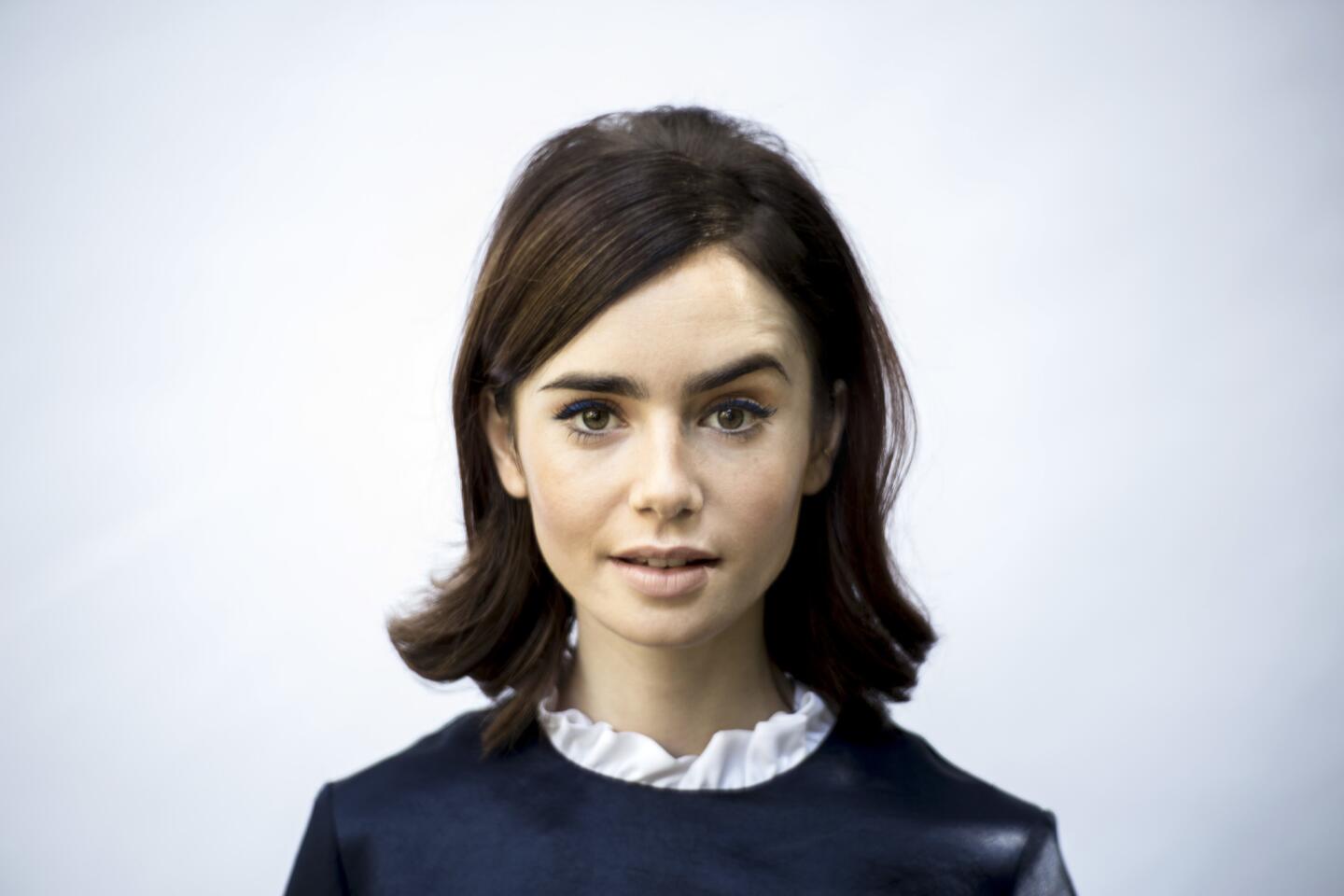 Celebrity portraits by The Times | Lily Collins