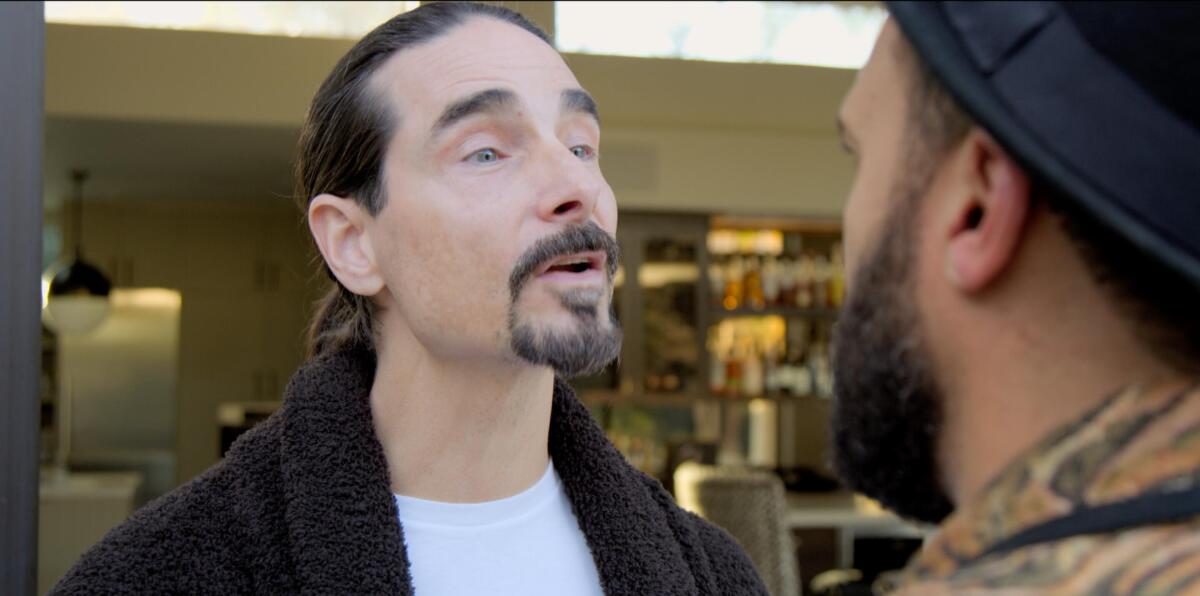 Kevin Richardson makes an appearance in O-T Fagbenle's show "Maxxx."