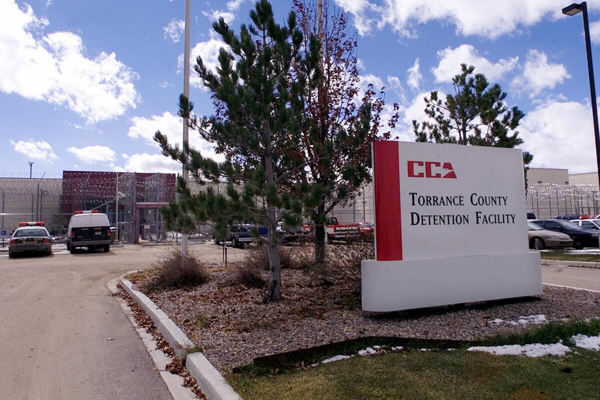 The Torrance County Detention Facility in Estancia, N.M.