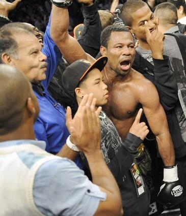 Shane Mosley crowd reaction