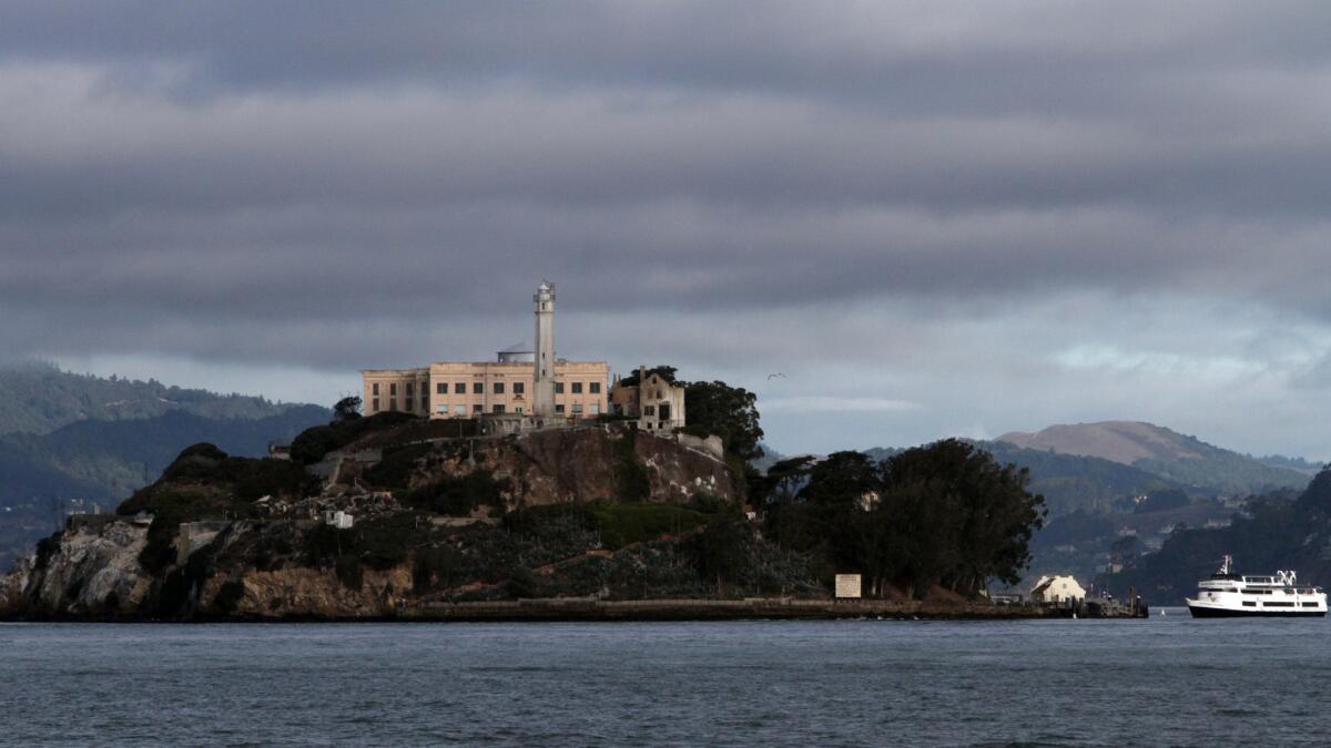 Alcatraz Island in San Francisco Bay was the site of Chinese dissident artist Ai Weiwei's 2014 exhibition.