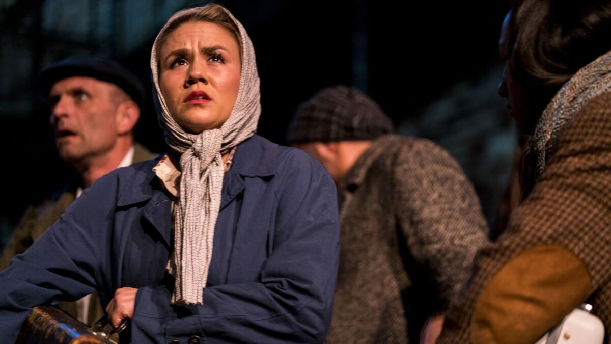 The Actors' Gang production of "The New Colossus" combines the experiences of immigrants from different countries, all trying to find a better life in the States.