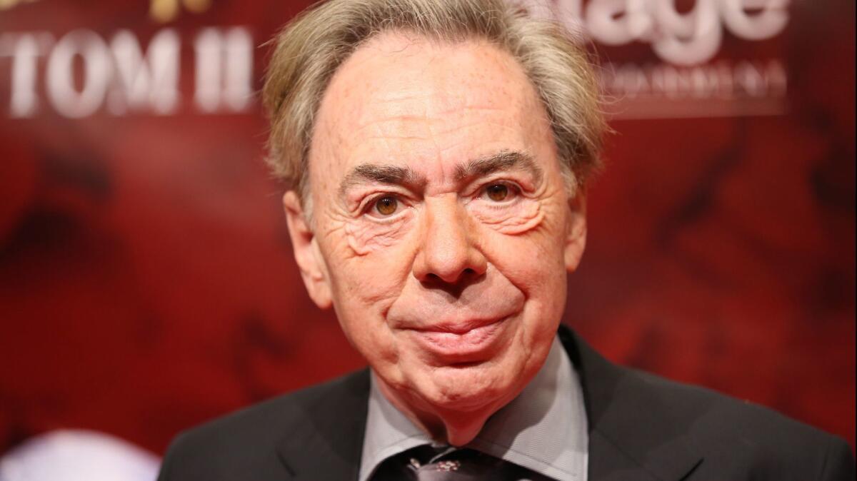 Andrew Lloyd Webber in October 2015. He turned 70 in March.