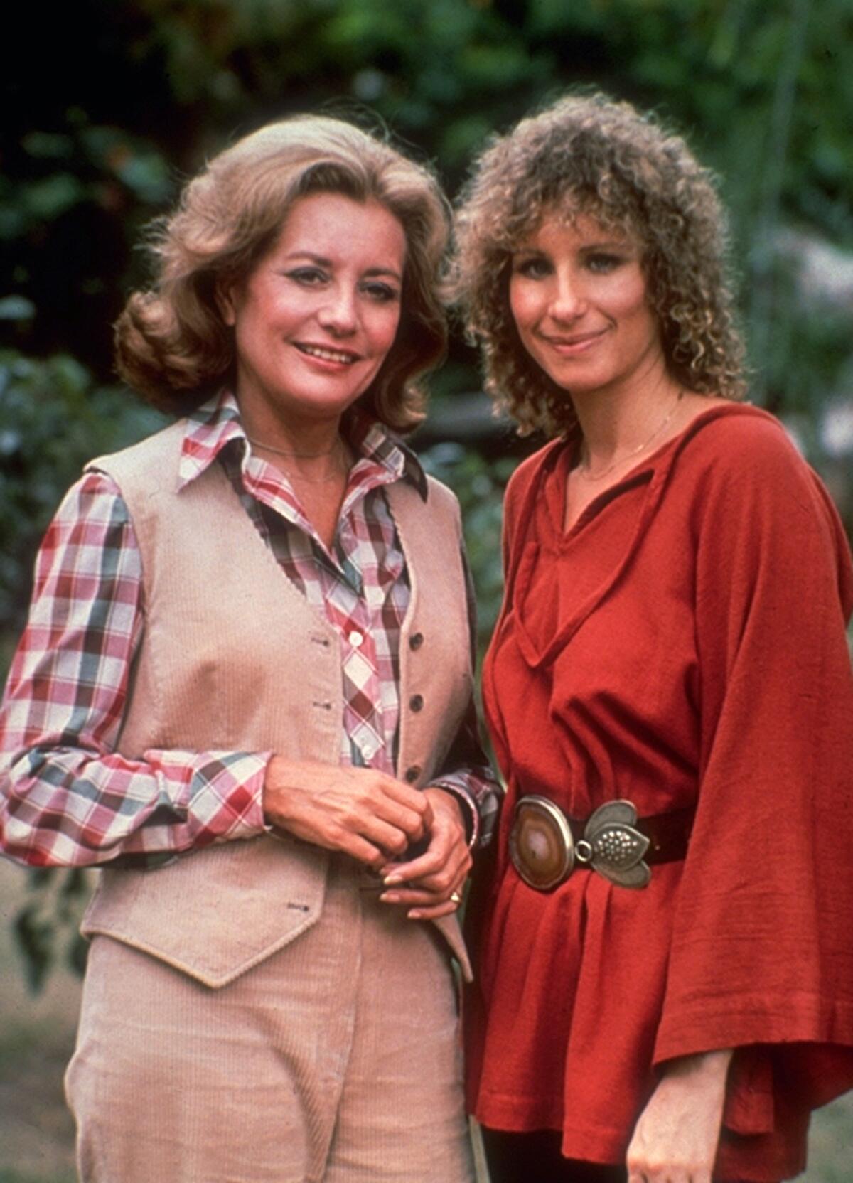 Barbara Walters and Barbra Streisand